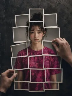 分层照片打印人像
