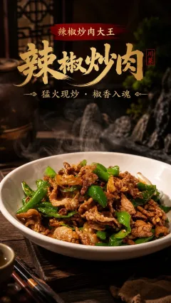 菜品高端海报