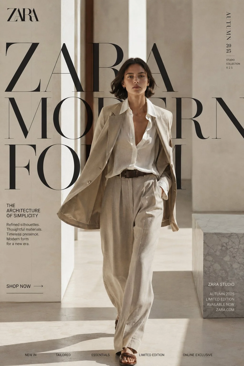 ZARA 杂志封面
