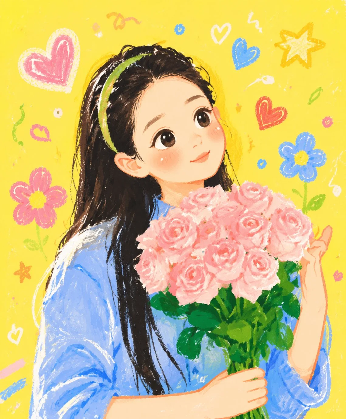 治愈风插画
