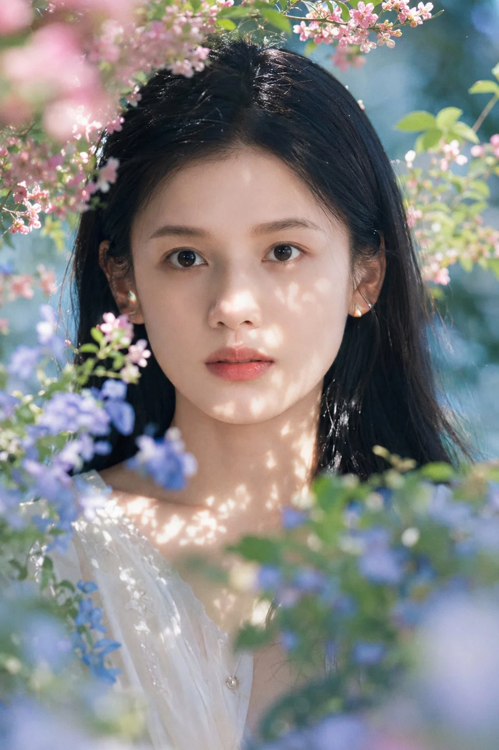 梦幻自然光花园人像