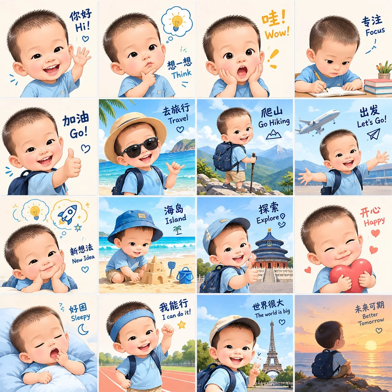专属似颜绘贴图
